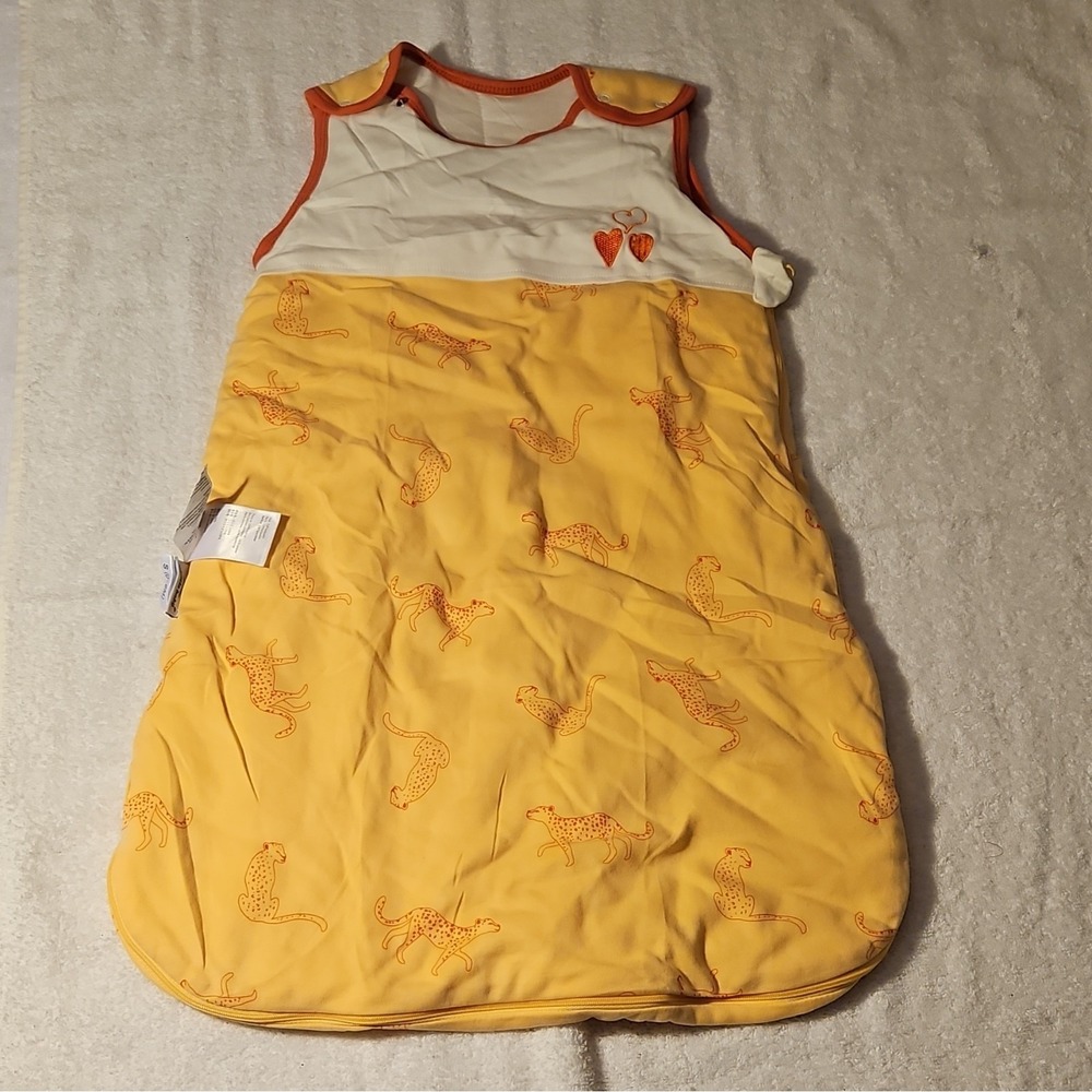 Miracle Baby Baby Sleeping Bag 0-6 Months Yellow Animal Print Cotton Polyester‎